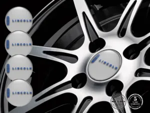 Lincoln Domed Label Style Premium Wheel Badges